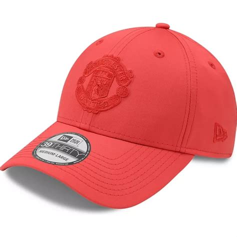 Gorra Curva Roja Ajustada Thirty Featherweight De Manchester United