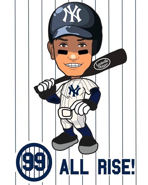 Aaron Judge💙⚾️ New York Yankees Yankees Poster Mlb Team Logos