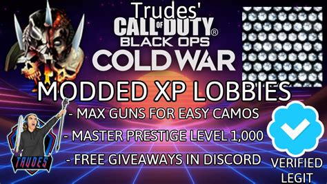 Cold War Level Max Guns Prestige Master Modded Lobbies Free