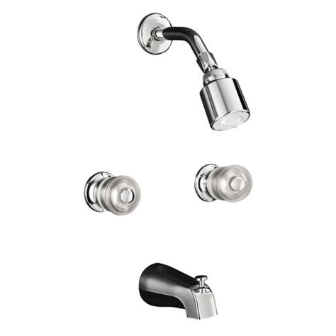 KOHLER Coralais Polished Chrome 2 Handle Bathtub And Shower Faucet Trim