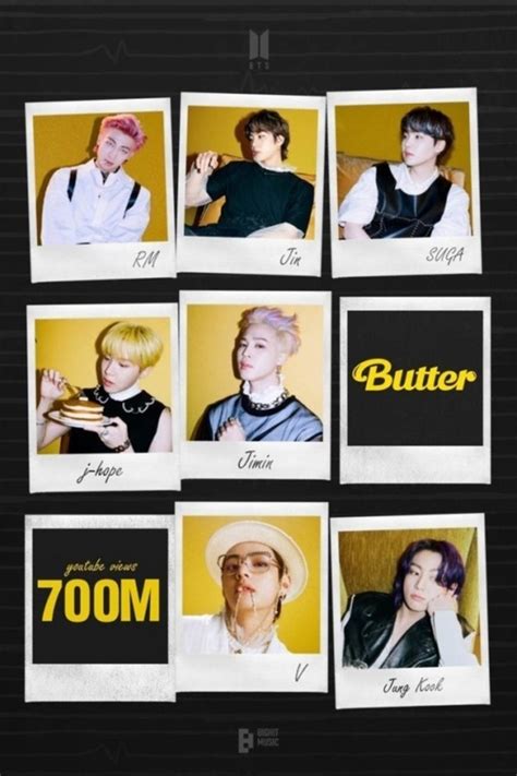 Bts（防弾少年団）、大ヒット曲「butter」のmvが7億回再生を突破！通算10本目 Kstyle