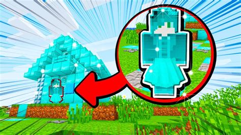 ELE VIROU DE DIAMANTE NO MINECRAFT FIQUEI RICO YouTube