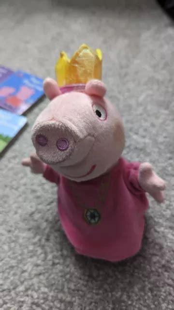 Princess Peppa Pig Talking Plush Small Soft Toy Picclick Uk