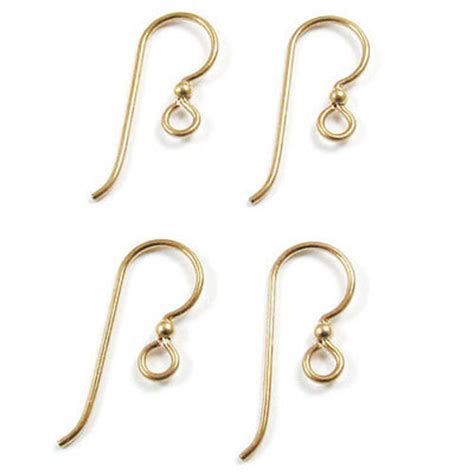 Gold Filled Ear Wires 2mm Accent Bead Tierracast Earwires Etsy