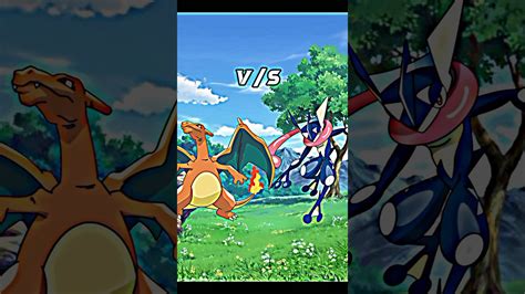 Ashs Charizard Vs Ashs Greninja Pokemonshorts Youtube