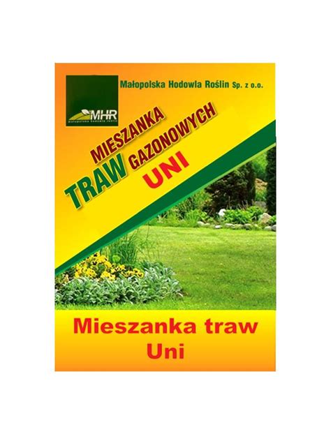 Mieszanka Traw Gazonowych Uni