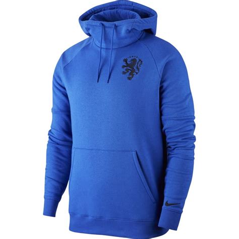 Nike Nederland Gfa Fleece Hoodie 2020 2022 Blue Knvbshopnl