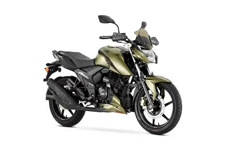 TVS Apache RTR 160 4V 2023 สี Golden Green เปิดตัวในโคลอมเบีย