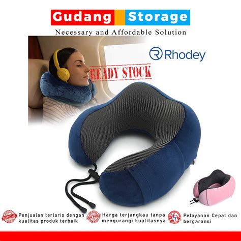 Jual Gudang Storage Official Rhodey Bantal Leher U Shape Foldable