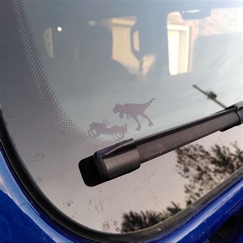 Jeep Windshield T Rex Easter Egg Companion Vinyl Decal