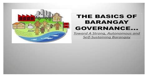 Barangay Governance Pdf Document