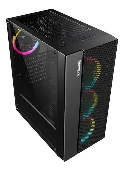 Gabinete Ocelot Gaming Ogec Con Ventana Tower Atxmicro Atxmini Itx