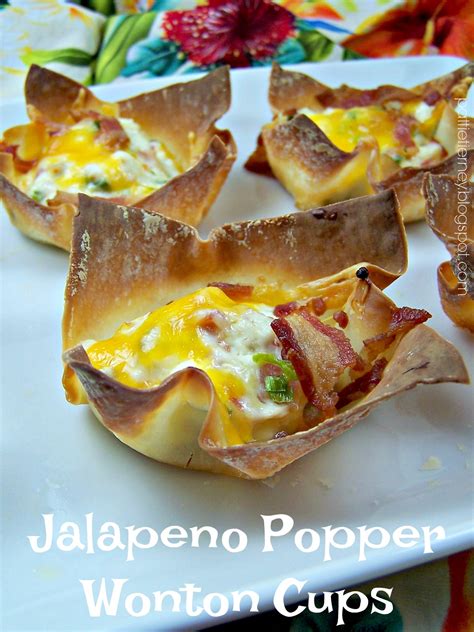 Olla Podrida Jalapeno Popper Wonton Cups