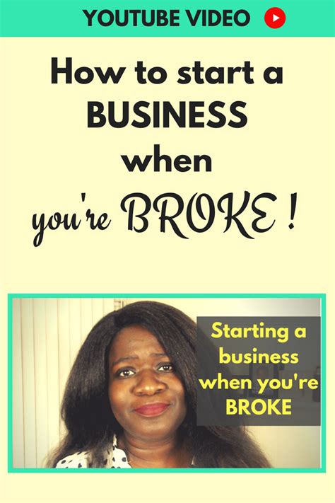 How To Start A Business When You Are Broke Is It Possible Yes It Is