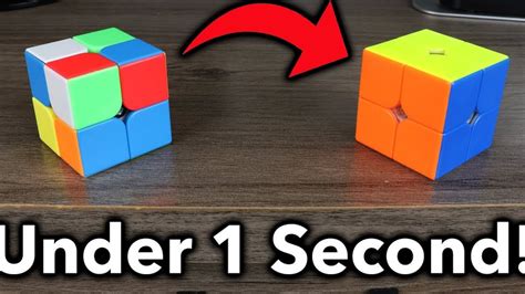 How To Solve 2x2 Rubiks Cube 2 By 2 Rubiks Cube Solve In Just 1