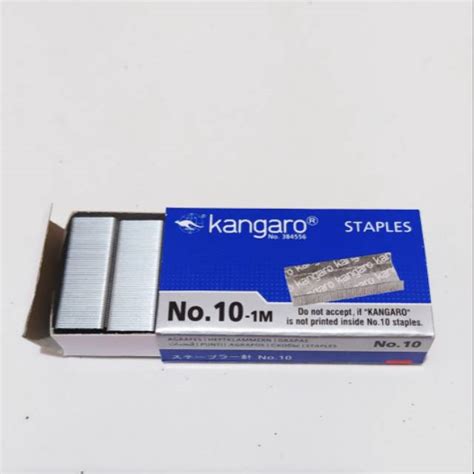 Jual Isi Staples Kecil Kangaro 1 Pack No 10 Shopee Indonesia