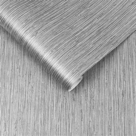 Grasscloth Texture by Graham & Brown - Grey - Wallpaper : Wallpaper Direct