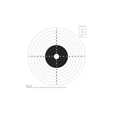 Tarcze Strzeleckie 14x14 50szt SPECJALNA TEKTURA TARCZE 14X14 50SZT