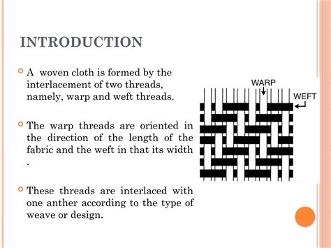 Woven Fabrics Structure Pptxgdfrtrdtrrdg Ppt