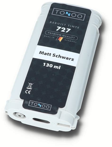 Tonoo Tinte ersetzt HP B3P22A | 727 Matt Schwarz ab 39,95 ...