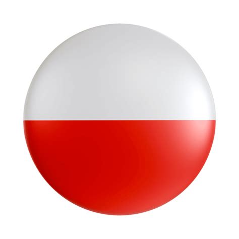Poland Flag Round PNGs for Free Download