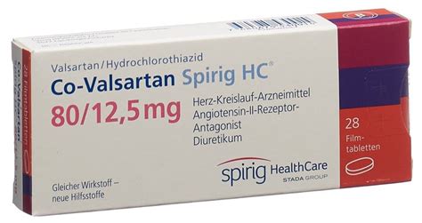 CO VALSARTAN Spirig HC Filmtabl 80 12 5 Mg Blist 28 Stk Online Bestellen