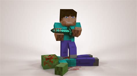 Minecraft Steve HD Wallpapers on WallpaperDog