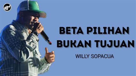 Beta Yang Jadi Sombar Willy Sopacua Video Musik Lirik Youtube