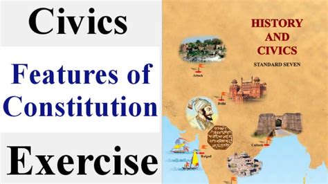 Features Of Constitution Std Questions Answers Civics Chapter