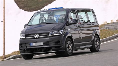 Volkswagen Id Buzz Spy Shots Modern Electric Bus Starts Testing