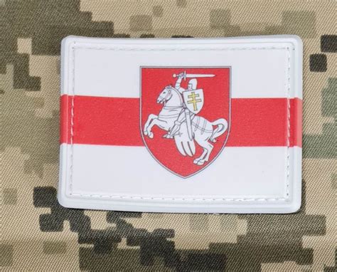 БЧБ прапор PVC шеврон флаг Білорусі