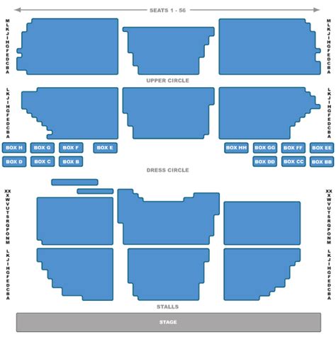 London Palladium Seating Plan London Theatre Tickets