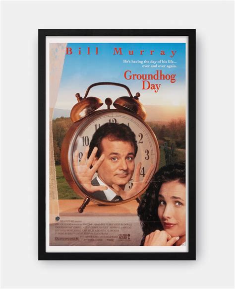 Groundhog Day (1993) Movie Poster - The Curious Desk