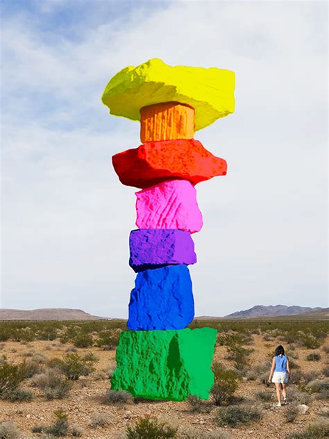 Seven Magic Mountains By Ugo Rondinone Enlists Nevadans To Bring