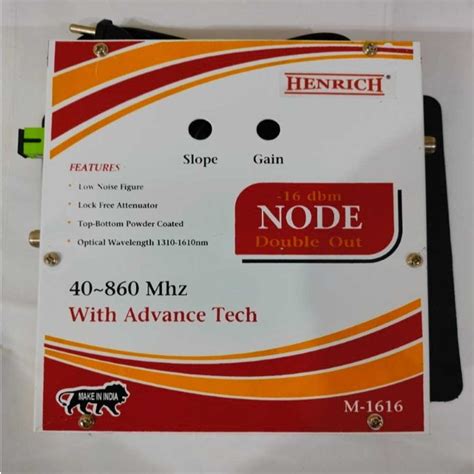 Mhz Henrich M Cable Tv Node For Networking At Best Price In