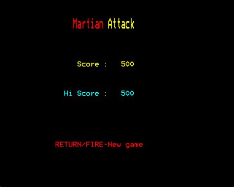 Download Martian Attack (BBC Micro) - My Abandonware