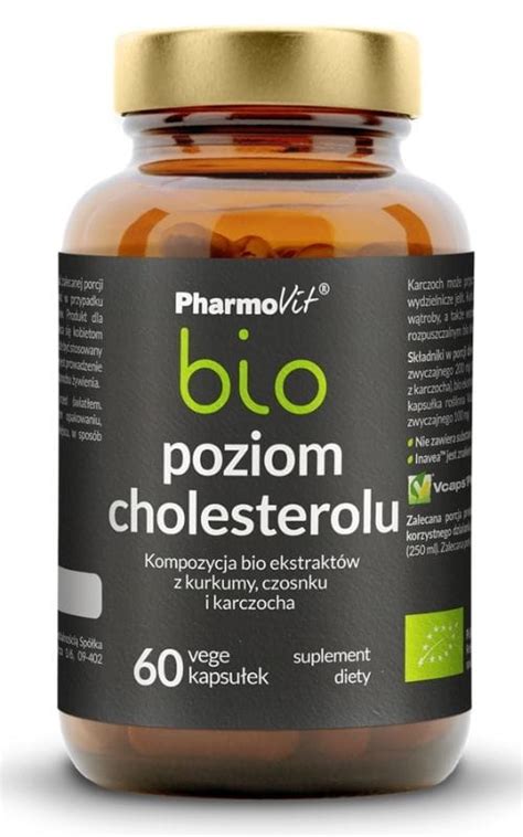 BIO Poziom cholesterolu 60 kapsułek Pharmovit Skład Cena Opinie