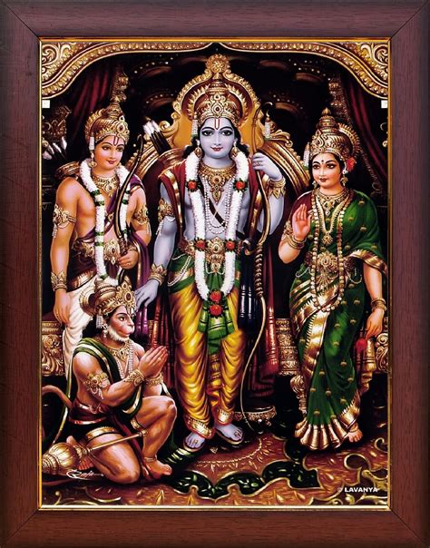 Buy Garuda Photos Sri Rama Pattabhishekam Shri Ram Darbar Photo