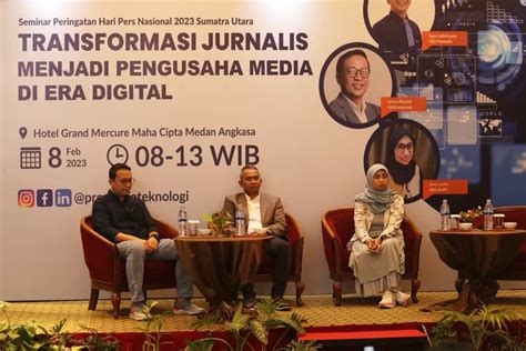 HPN 2023 Promdeia Gelar Seminar Transformasi Jurnalis Jadi Pengusaha