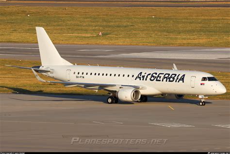 Sx Ptm Air Serbia Embraer Erj Sr Erj Sr Photo By Justin