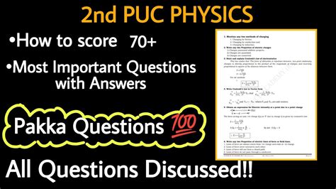 Physics Passing Package How To Score In Physics Physics Important