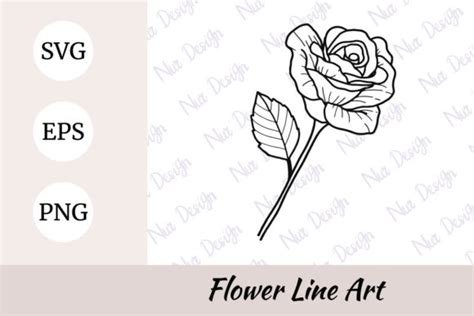 Marigold Flower Line Art Set Svg Graphic By Nurdesign99 · Creative Fabrica