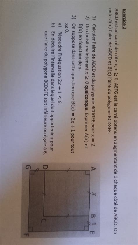 Bonsoir J Ai Un Exercice Pour Demain En Math Et Je Ne Comprend Pas