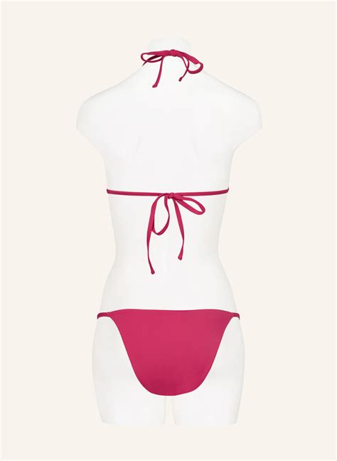 Versace Triangel Bikini Hose In Fuchsia Pink