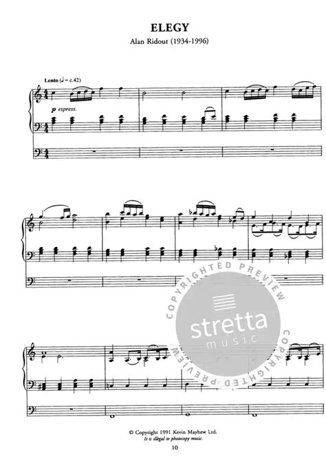 Short And Playable Pieces For Organ Im Stretta Noten Shop Kaufen