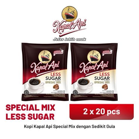 Jual Kapal Api Special Mix Less Sugar Bag X Gr Shopee Indonesia