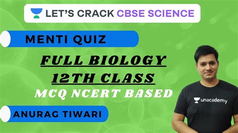 Menti Quiz Full Biology MCQ NCERT Based CBSE Science Anurag