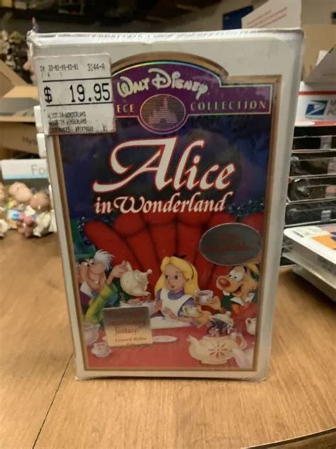 WALT DISNEY ALICE In Wonderland VHS Masterpiece Collection Brand New