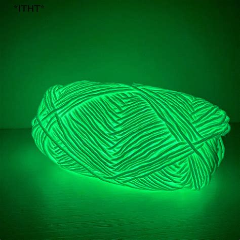 ITHT 2022 Novel Functional Yarn Glow In The Dark Polyester Luminous