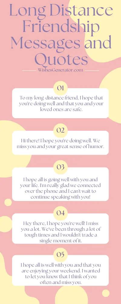 123 Long Distance Friendship Messages And Quotes